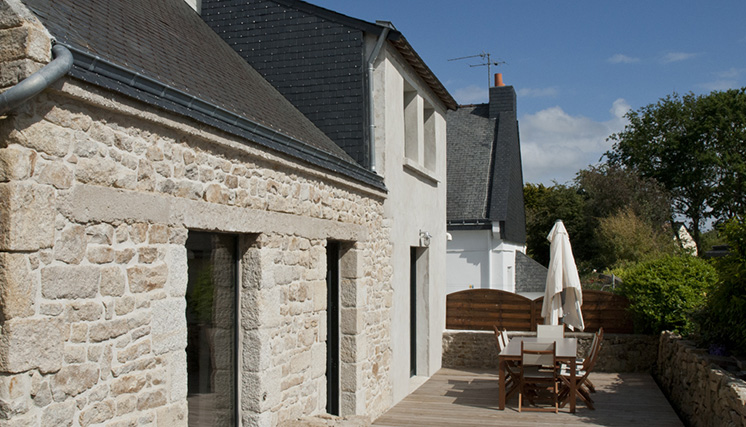 Gite en location à Saint-Cado (Ria d'Etel), Gite de charme dans une maison en pierre