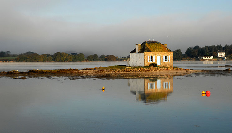 Gite en location à Saint-Cado (Ria d'Etel), Gite de charme dans une maison en pierre